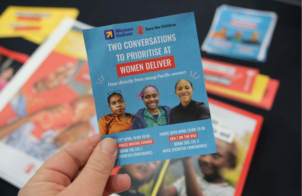 Our Pacific delegates led conversations across several events at Women Deliver
